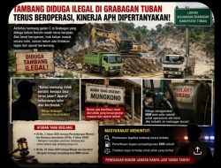 Beroperasi Terang-Terangan, Tambang Diduga Ilegal di Grabagan Uji Nyali Aparat
